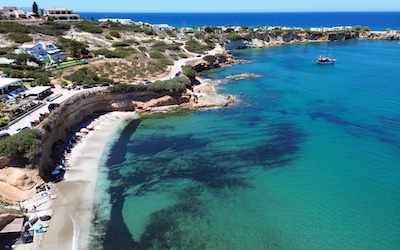 Sarandaris beach bij Chersonissos op Kreta