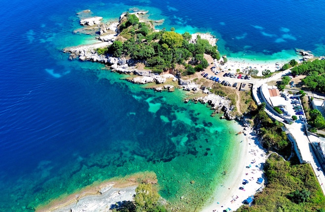 Snorkelen bij Kassiopi op Corfu