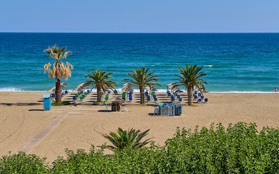 Nei Pori beach is een gezellige bestemming aan de Olympus Riviera