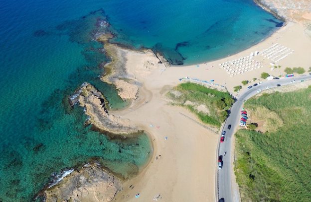Potamos beach bij Malia