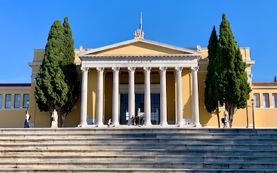 Zappeion in Athene hoofdstad van Griekenland