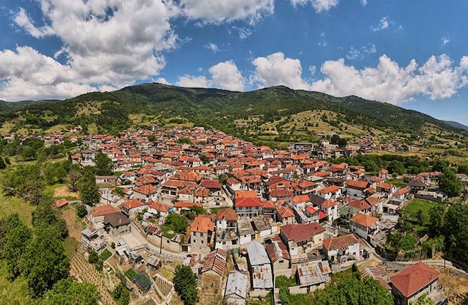 Bergdorp Agios Dimitrios in Pieria