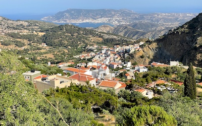 Uitzicht vanaf Aperi op Karpathos