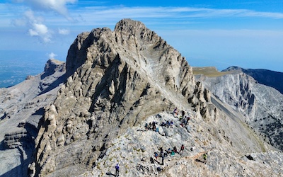 Mount Olympus in Pieria Griekenland