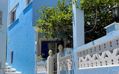 Karpathische traditionele woning op Karpathos