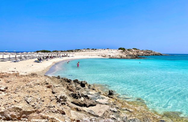 Diakoftis strand op Karpathos in Griekenland