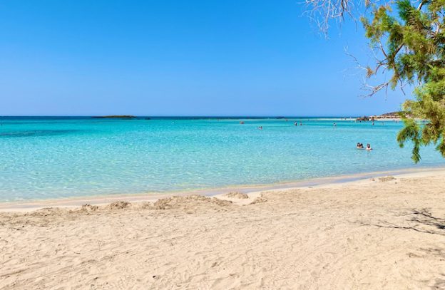 Strand van Elafonisi op Kreta