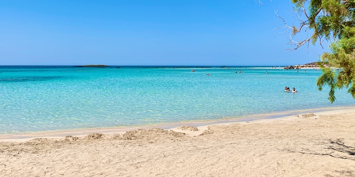 Elafonisi beach op Kreta