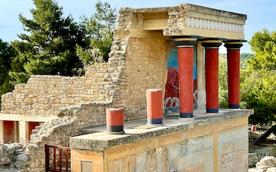 Archeologische bezienswaardigheid Knossos op Kreta