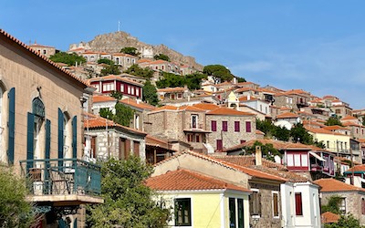Molyvos historische panden en kasteel