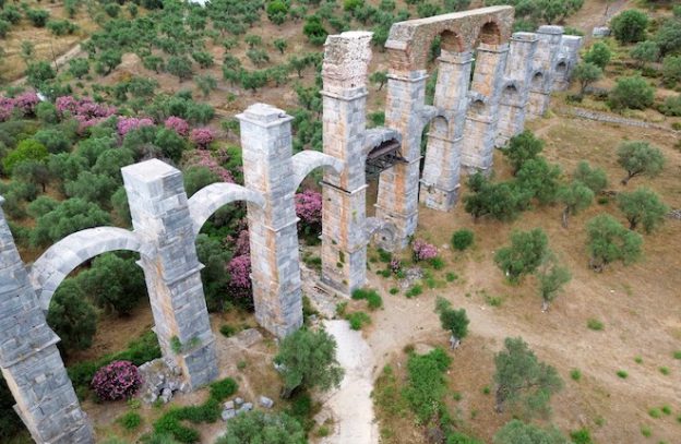 Bezienswaardigheid Romeins Aquaduct op Lesbos
