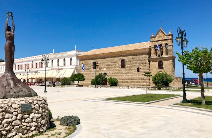 Agios Nikolaos kerk aan het Solomon plein Zakynthos-stad