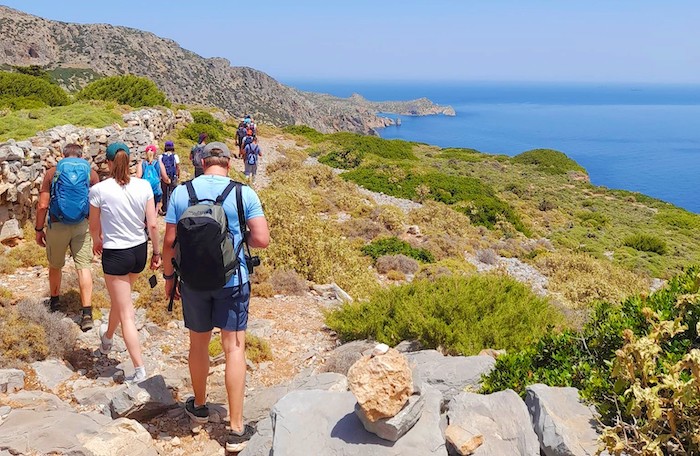 Wandelen als outdooractiviteit op Karpathos