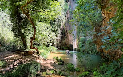 Kalamaris waterval bij Gialova