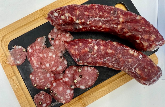 Gesneden Lefkas salami