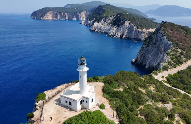 Doukato vuurtoren op Lefkatas eiland Lefkas