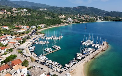 Lygia haventje op Lefkas