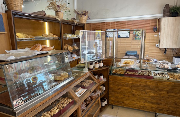 Androvitsanea bakkerij in het centrum van Kalamata
