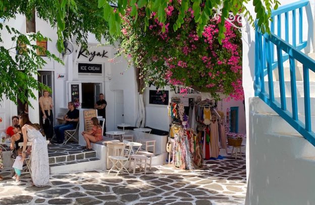 Sfeervolle Mykonos-stad