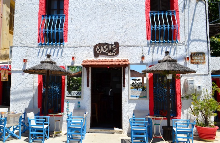 Taverne en bar in Kala Nera aan zee op Pilion