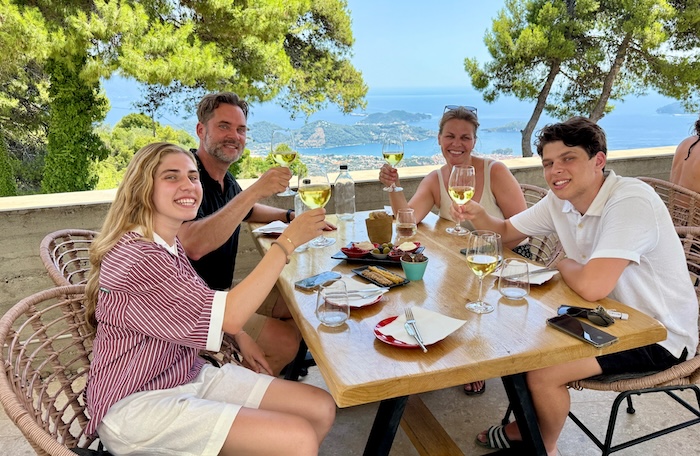 Wijnproeverij met panoramisch uitzicht op Skiathos