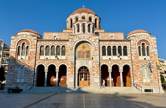 Kathedraal van Volos in het oude centrum