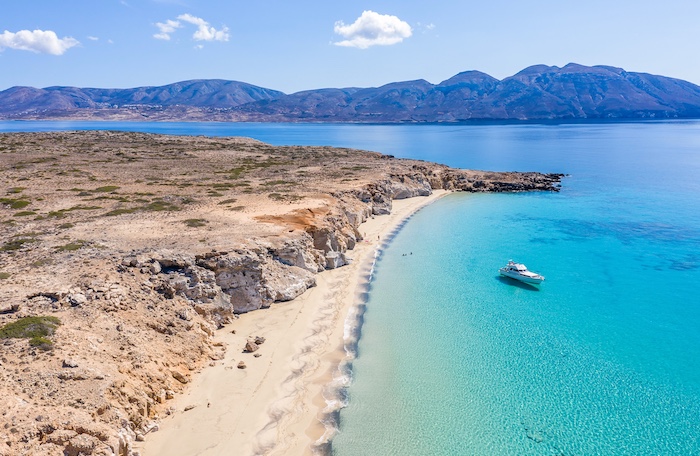 Afgelegen stranden op Kasos bij Karpathos
