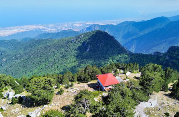 Bosrijk gebied in de bergen van Pieria op het vasteland van Griekenland