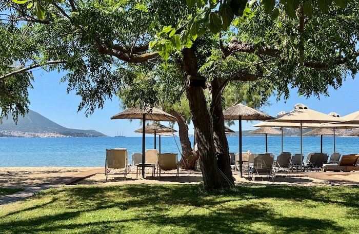 Gialova beach en Navarino Bay