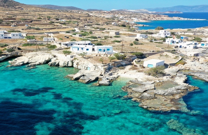 Vissersplaatsje Karas op Kimolos eiland