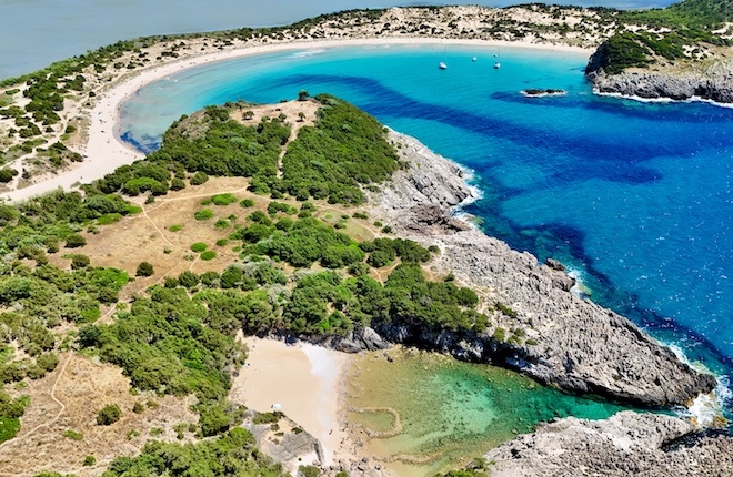 Voidokilia en Glossa beach als mooiste stranden van Messinia