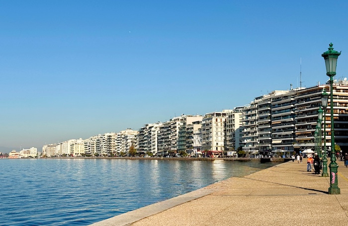 Nikis Avenue in Thessaloniki aan zee