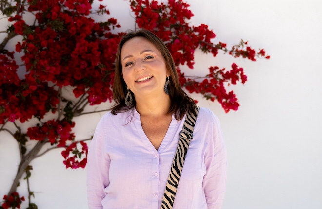 Brigitte van Griekse Bruiloft op Lefkas