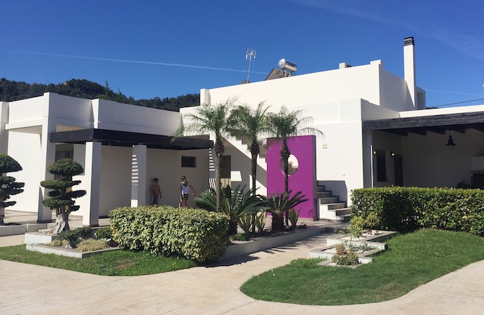 Villa op eiland Rhodos van pensionado