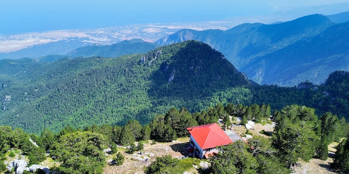 berghut Mount Olympus bijzonder overnachten Griekenland