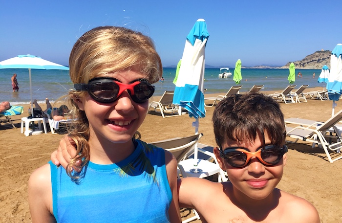 gezinsvakantie griekenland kinderen strand corfu