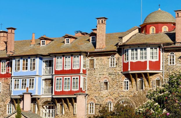 Mount Athos bezoeken verblijf in Vatopedi klooster