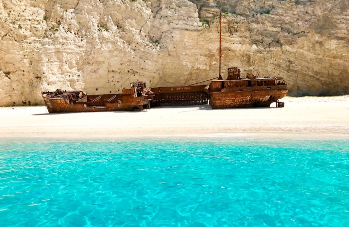 Scheepswrak van Zakynthos op Navagio beach