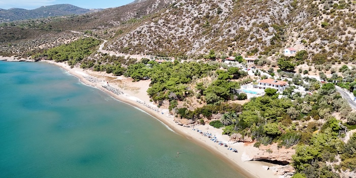 Psili Ammos beach op West-Samos